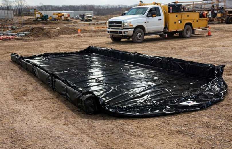 A Husky Liberty Berm on a Construction Site